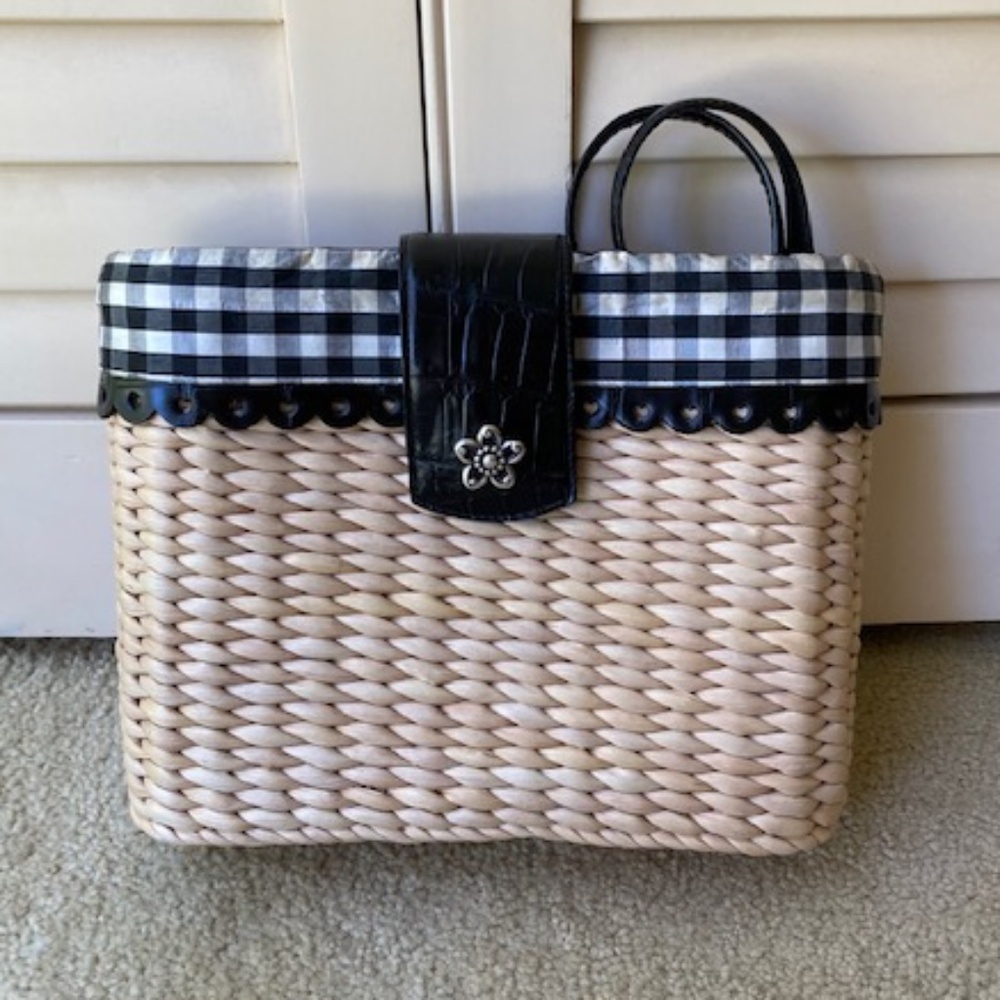 Vintage Brighton Straw Shoulder Bag - Picture 3 of 12